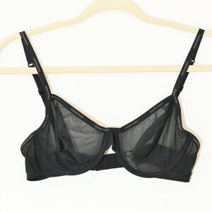 Black Mesh Bra, Calvin Klein, 36B